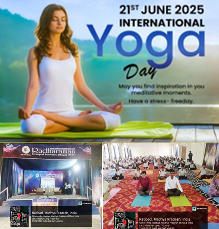 We organized International yoga day on 21st June 2025 in Radharaman campus.
